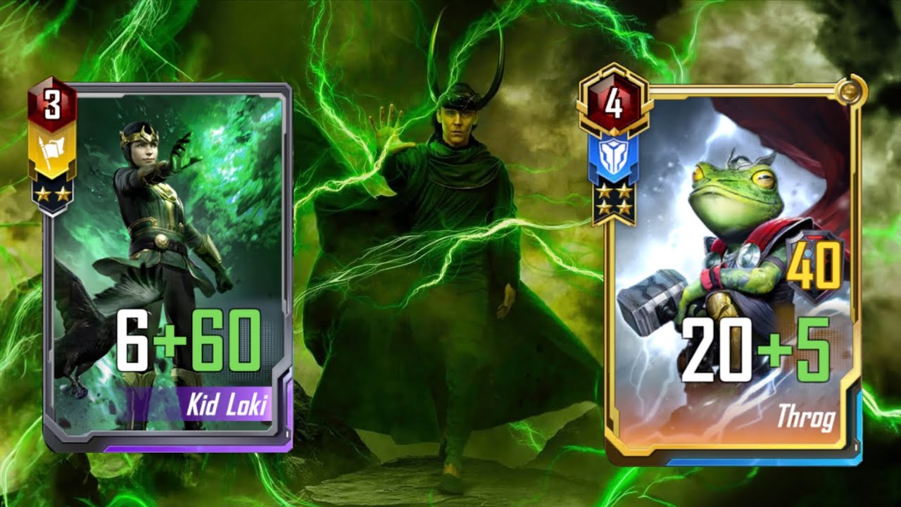 MARVEL DUEL | KID LOKI and THROG Unity 