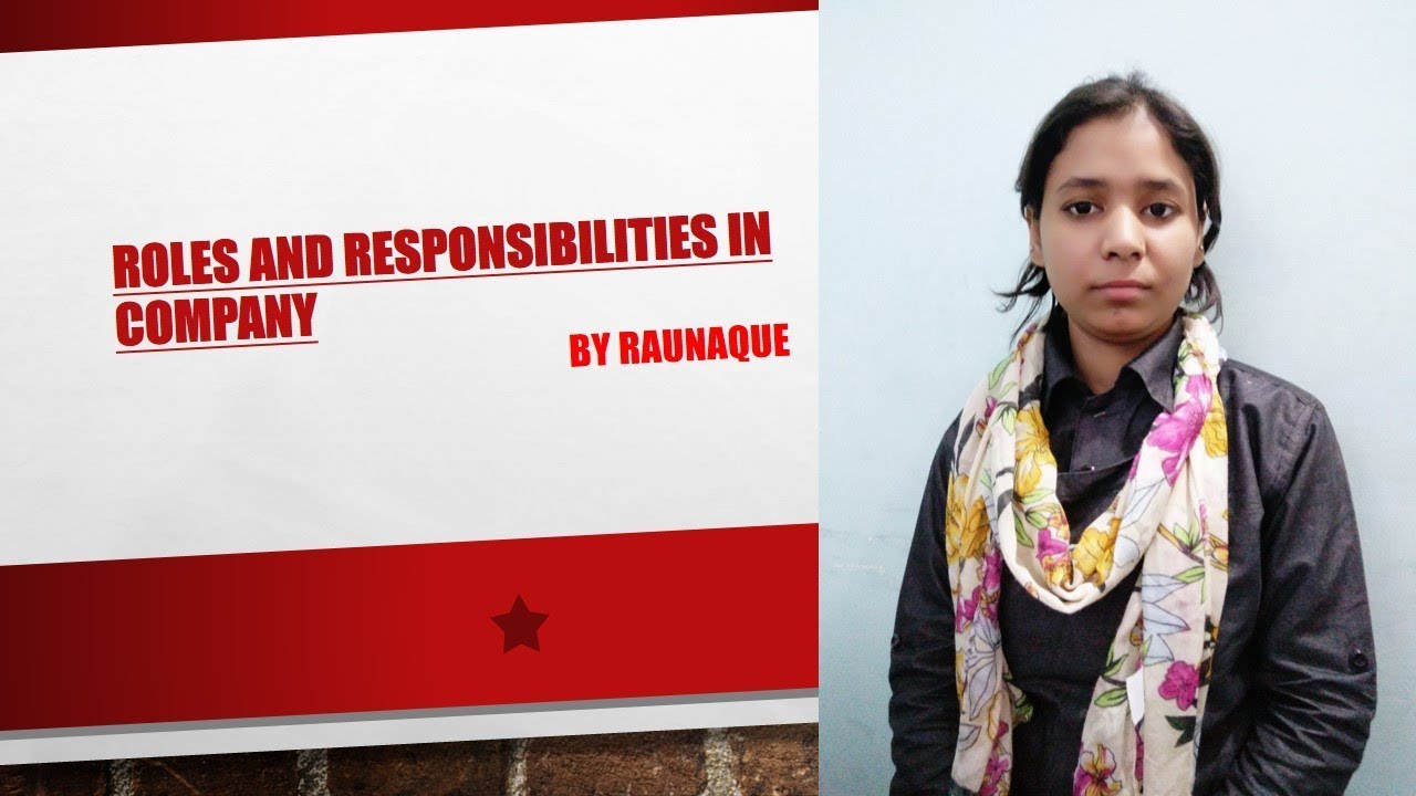 CORPOG- CCM...Roles and responsibilities in Company