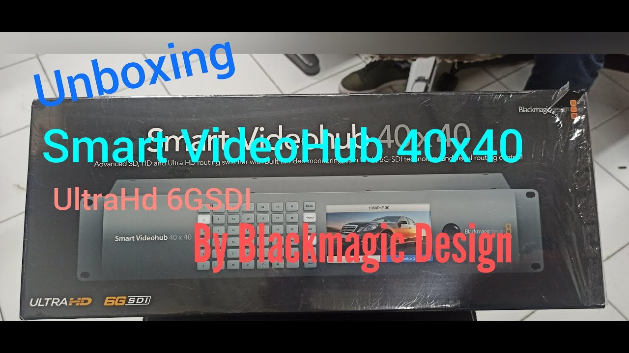 Unboxing Smart VideoHub 40x40 UltraHD by Blackmagic Design / Alat Monitoring /2022 @etterretd_sharky