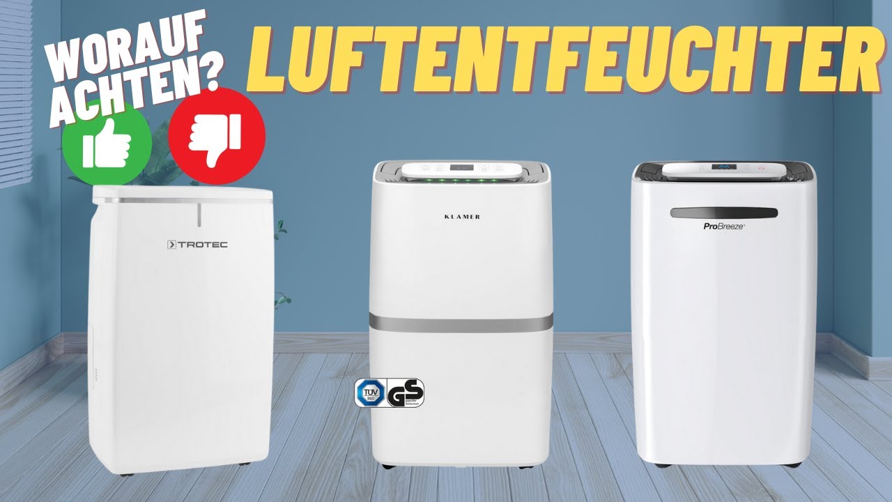 Luftentfeuchter | Vor- und Nachteile | BESTEN 3
