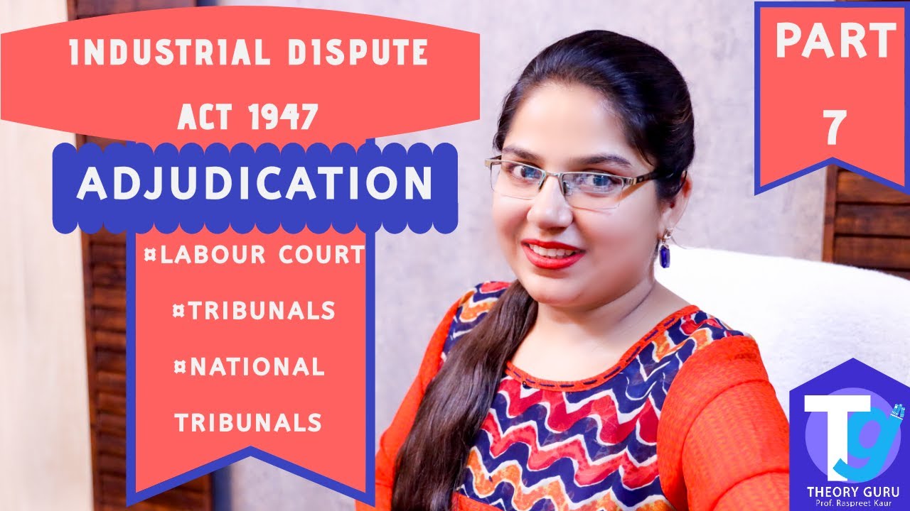 ADJUDICATION #Modes of settlement of industrial dispute# PART 7