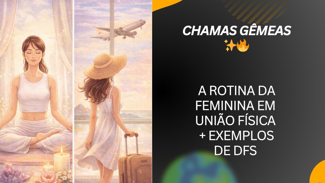 CHAMAS GÊMEAS: A ROTINA DA DIVINA FEMININA QUE PREPARA A UNIÃO FÍSICA 🔥💁🏻‍♀️