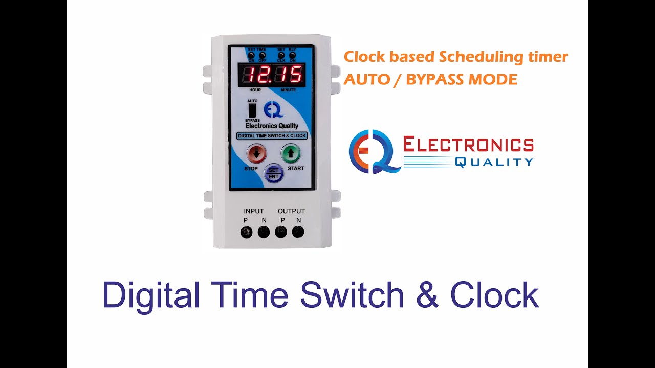 Digital timer switch