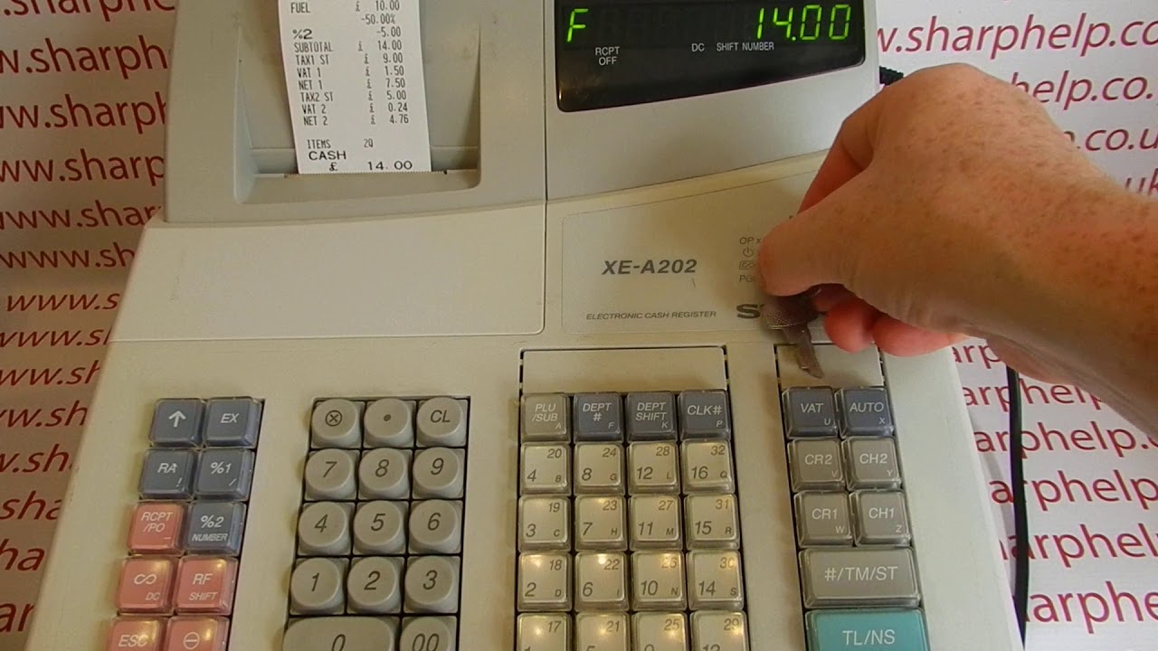 Editing Descriptions Of %1 %2 Discount Buttons Sharp XE-A202 / XEA202 / XE-A212 / XEA212 / XE-A301