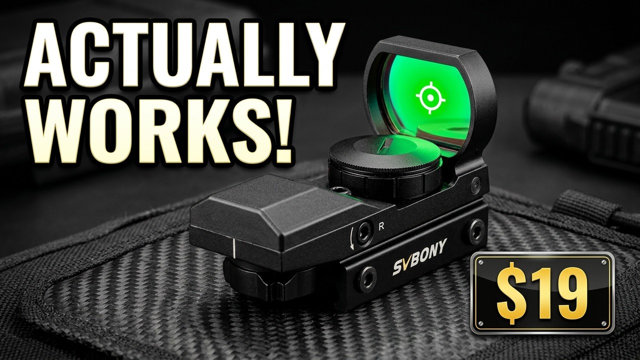 Is the $19 SVBONY Tactical Open Reflex Red Dot Sight Any Good?