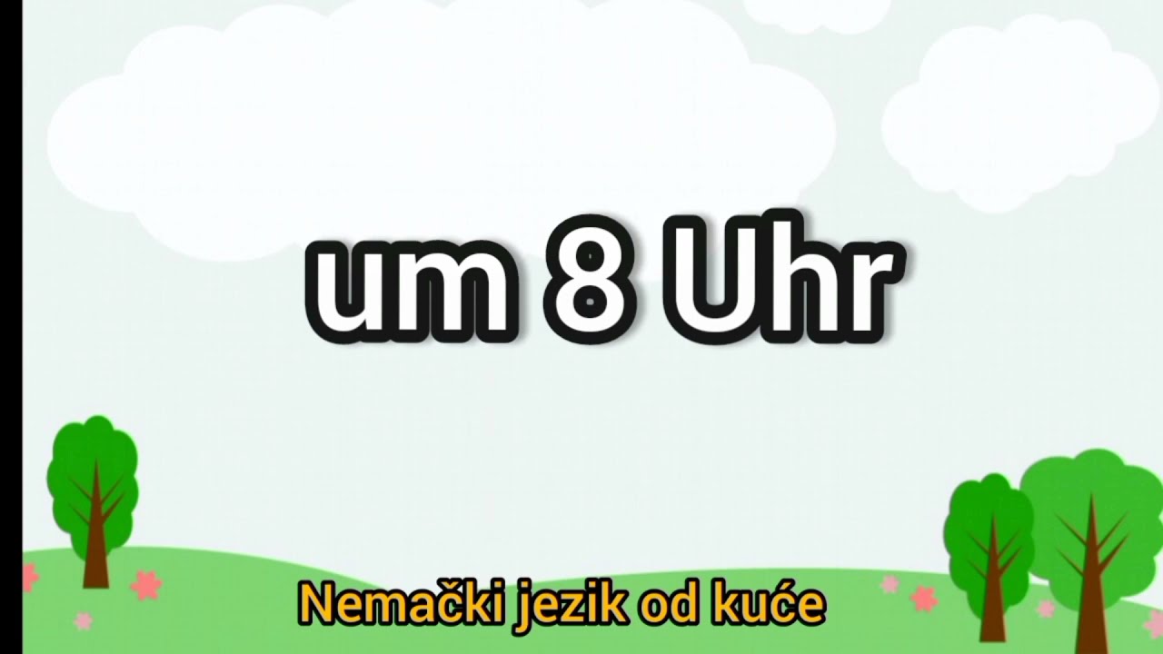 ● Lekcija 46  ● Vremenski predlozi u nemackom jeziku - AM  UM IM VON BIS - #nemackijezikodnule