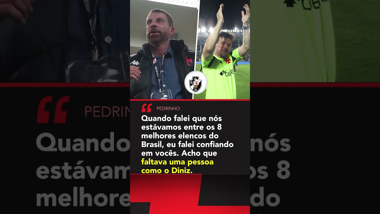 O DISCURSO DE ARREPIAR DE PEDRINHO NO VESTI&Aacute;RIO DO VASCO! #shorts | Via: VASCO TV