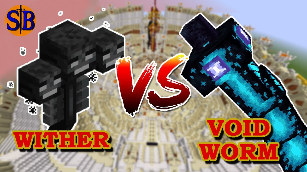 WITHER VS VOID WORM | Minecraft mobs battle