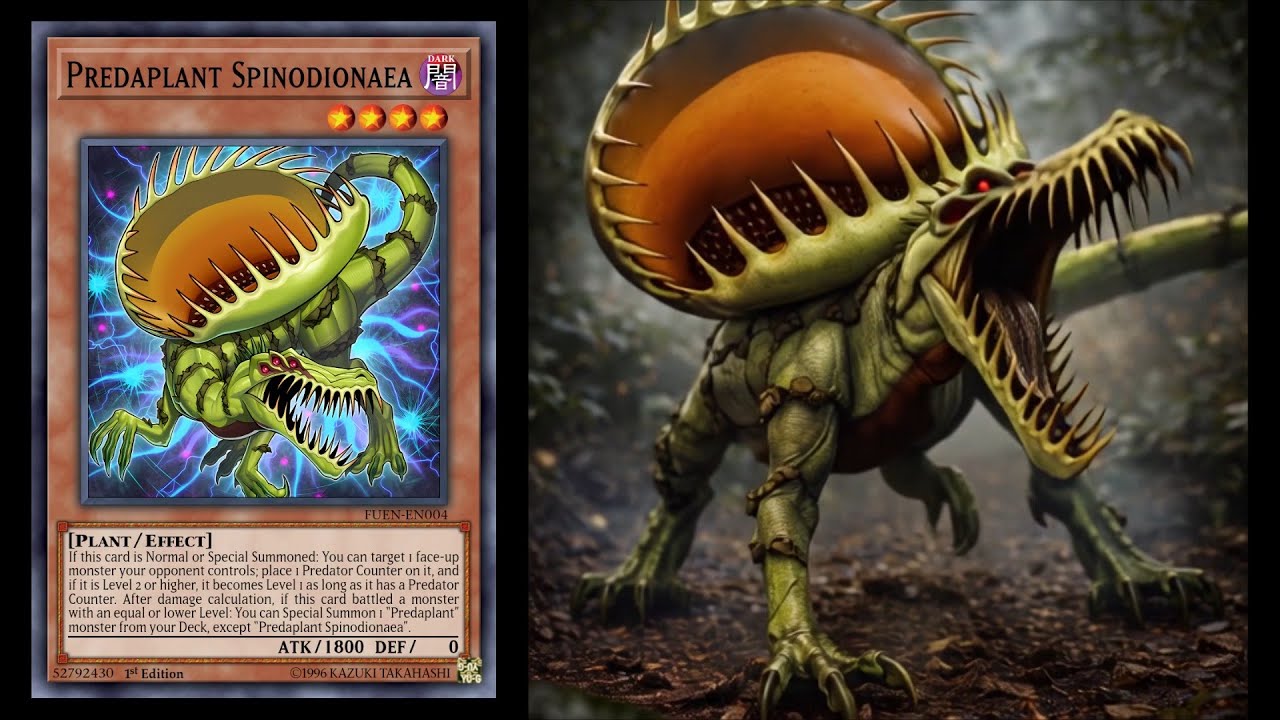 Yugioh monsters - Predaplant - AI Generated