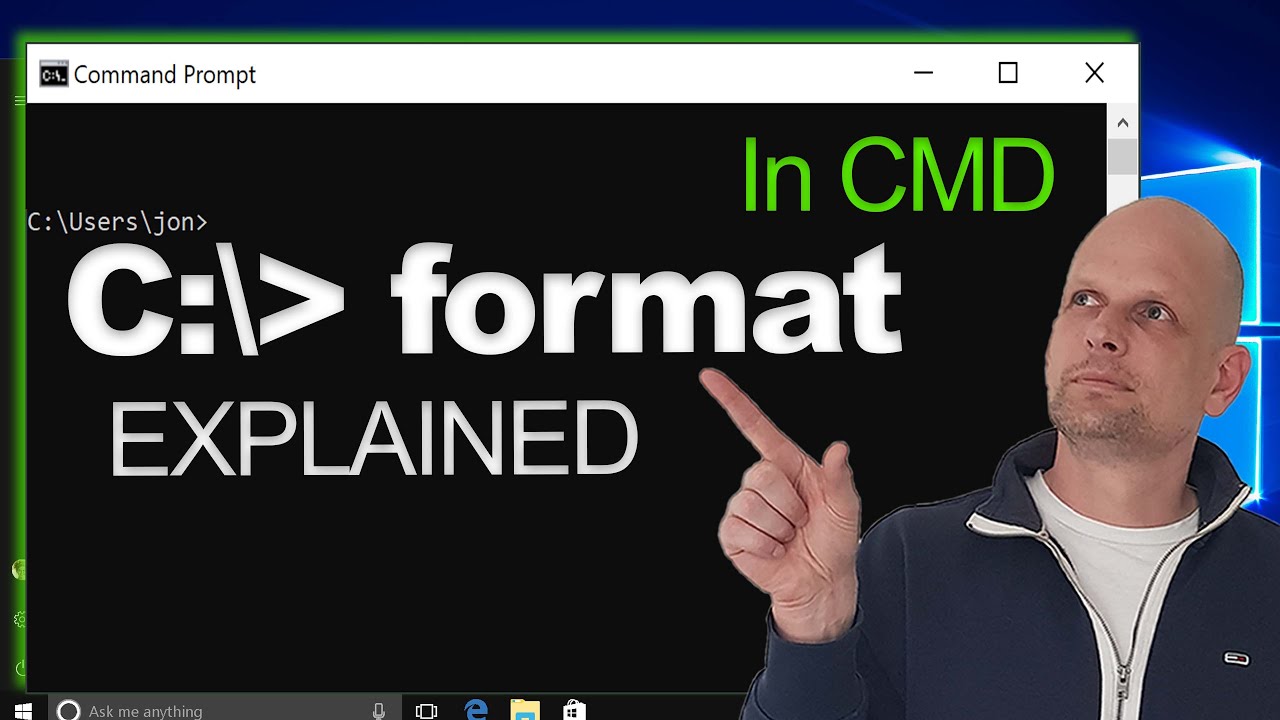 FORMAT COMMAND IN CMD