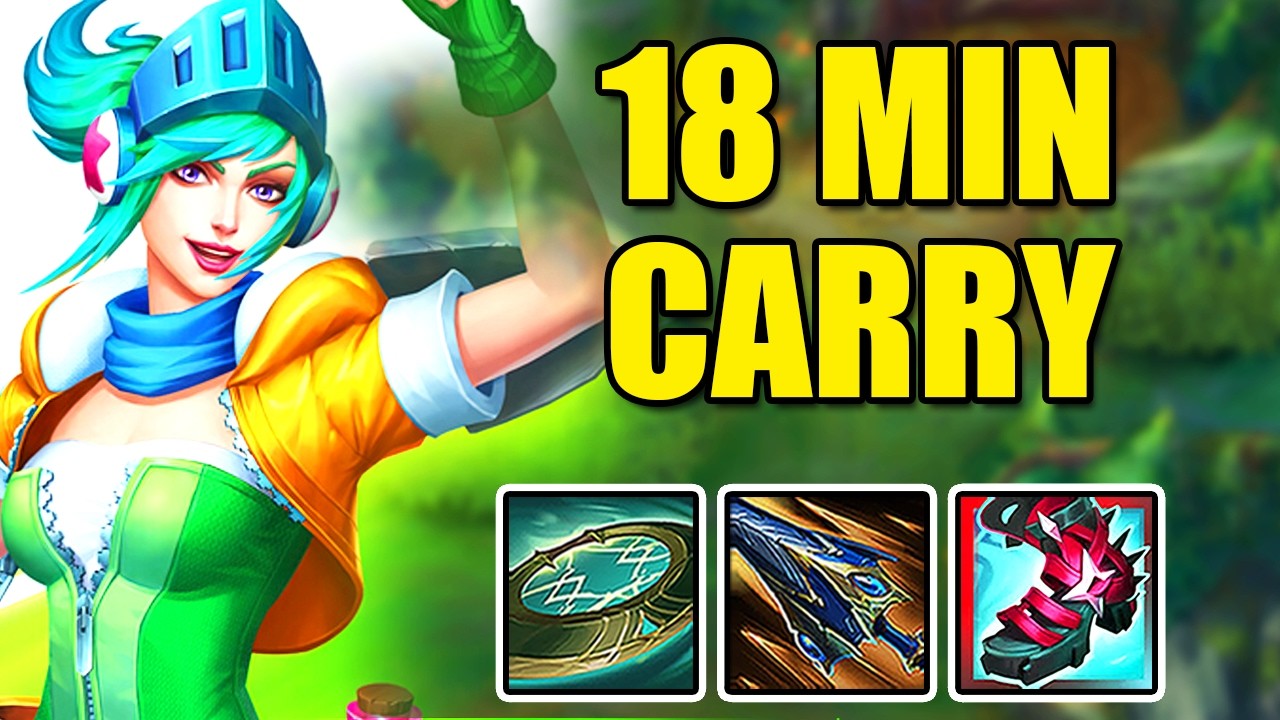 18 MINUTE CARRY?! Rank 1 Riven Main | Mid Lane Carry