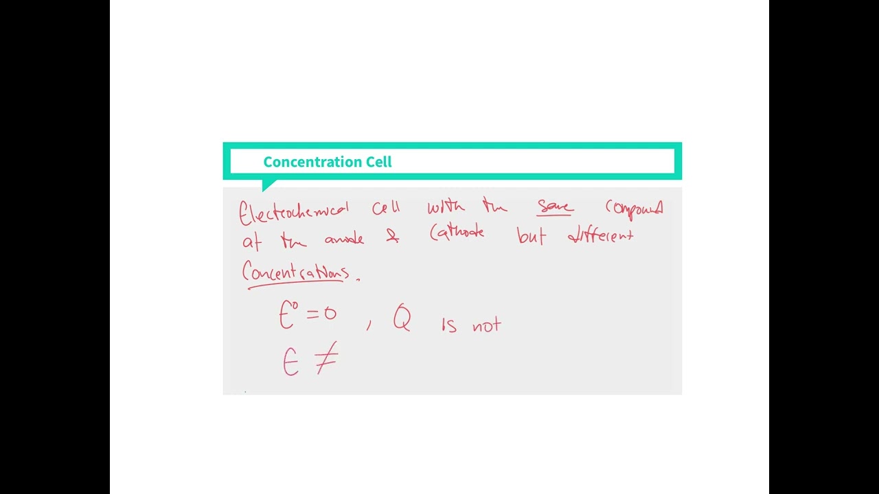 9 10   Cell Potential Under Nonstandard Conditions