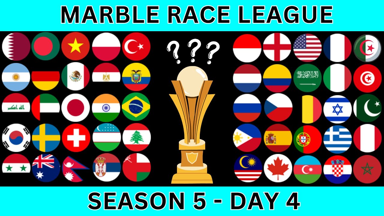 Marble Race League Season 5 DAY 4 Marble Race in Algodoo