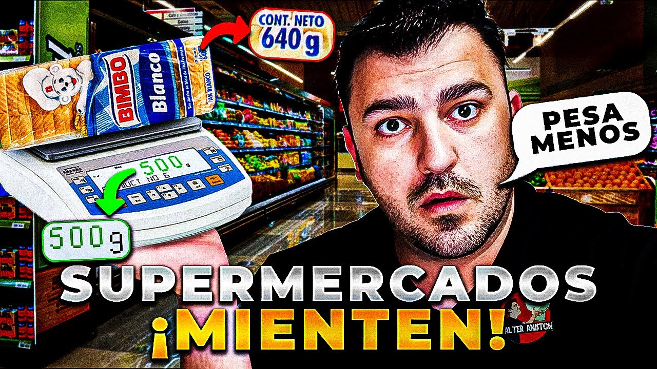 &iquest;SAB&Iacute;AS QUE NO PESAN LO QUE DICE?❌ - COMIDA + 💲 #supermercado #argentina #mercadona #comida