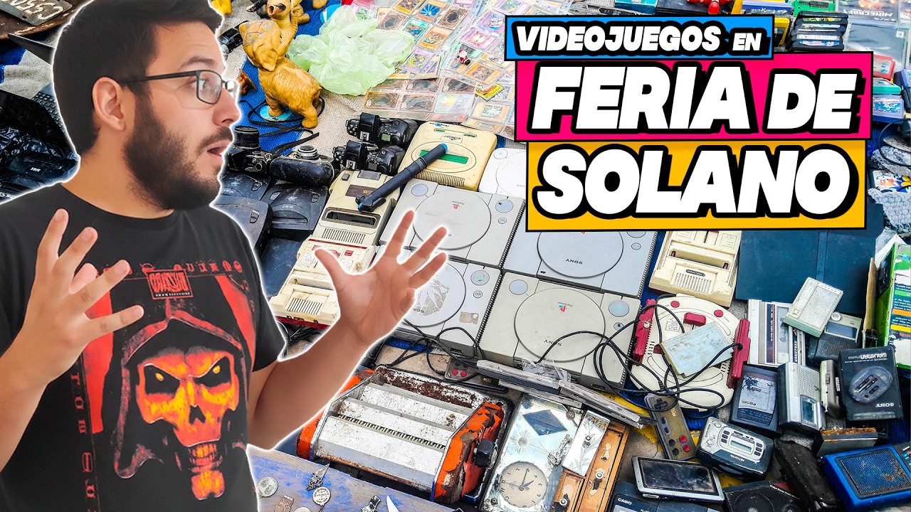 NUNCA VI TANTOS VIDEOJUEGOS en una FERIA DE BARRIO🤯 Feria de SOLANO Buenos Aires