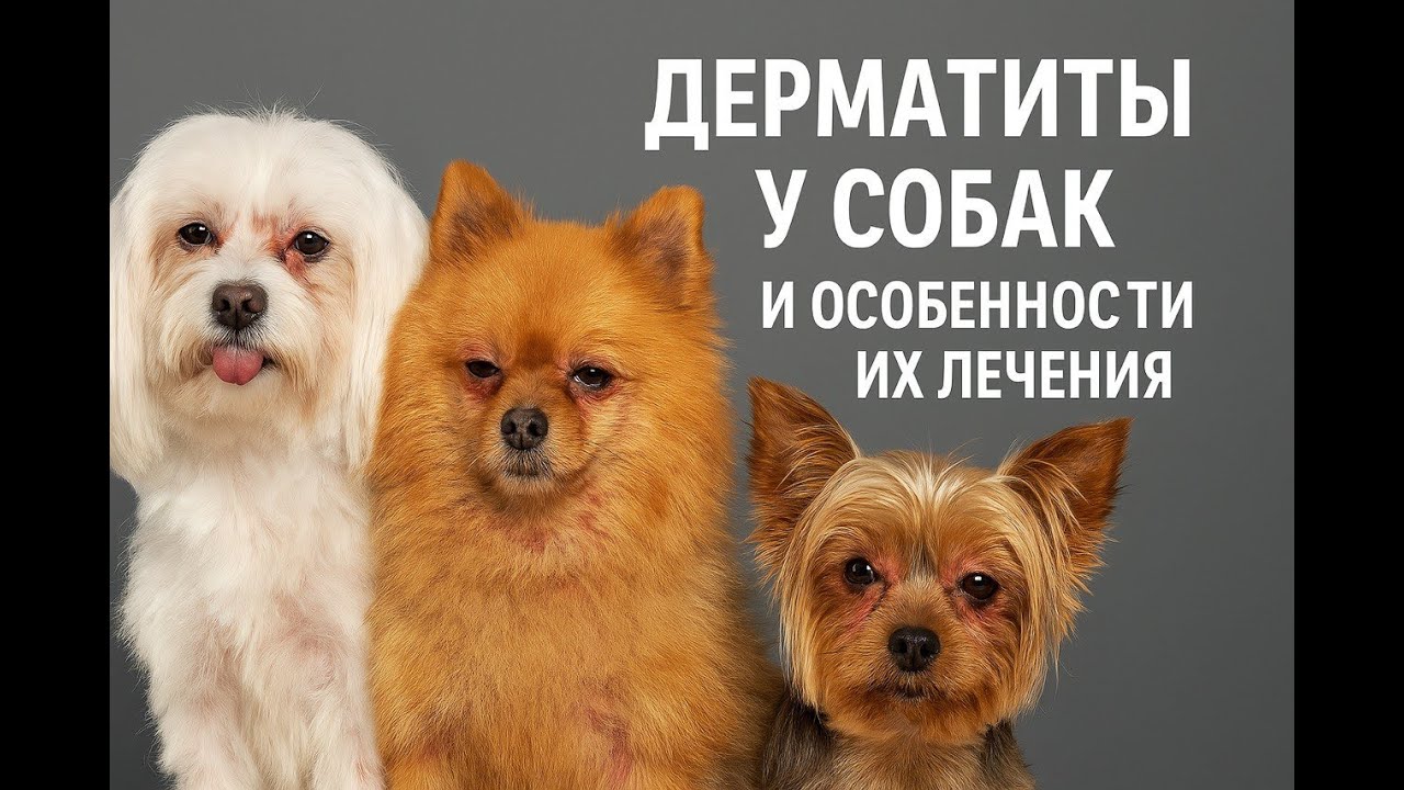 Дерматиты у собак и особенности их лечения, подход к лечению аллергического дерматита собак.