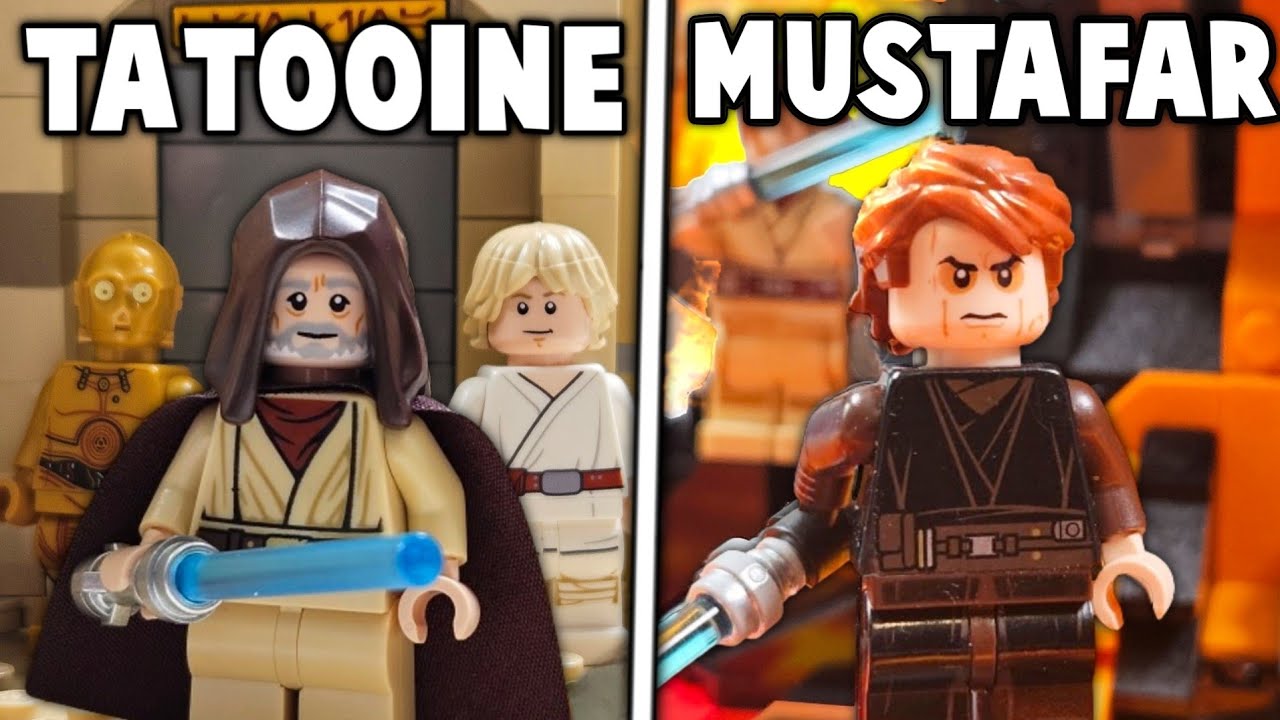 I Built Star Wars Planets in LEGO!