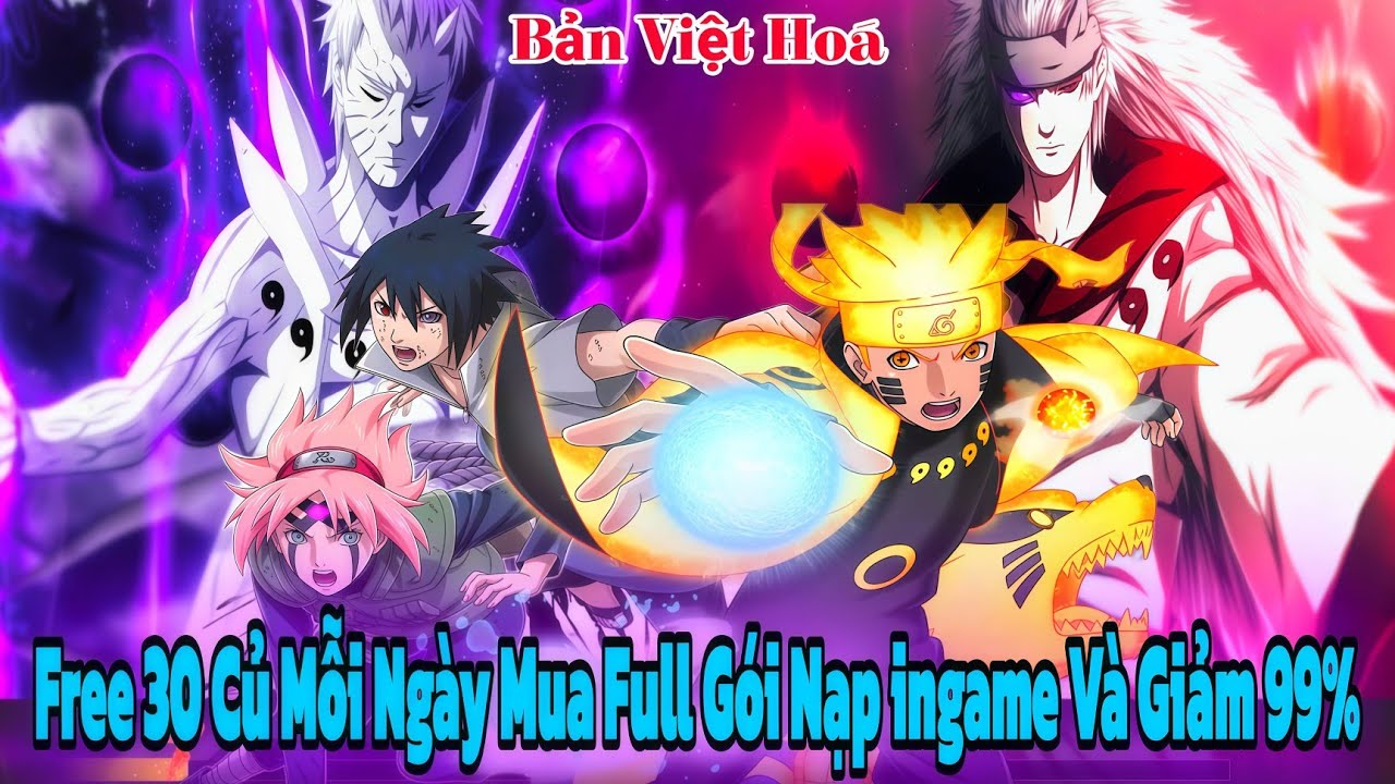 Liên Minh Naruto X7Game - Bản Việt Hoá Free 30 Củ Mỗi Ngày Mua Full Gói Nạp ingame Giảm Thêm 99%