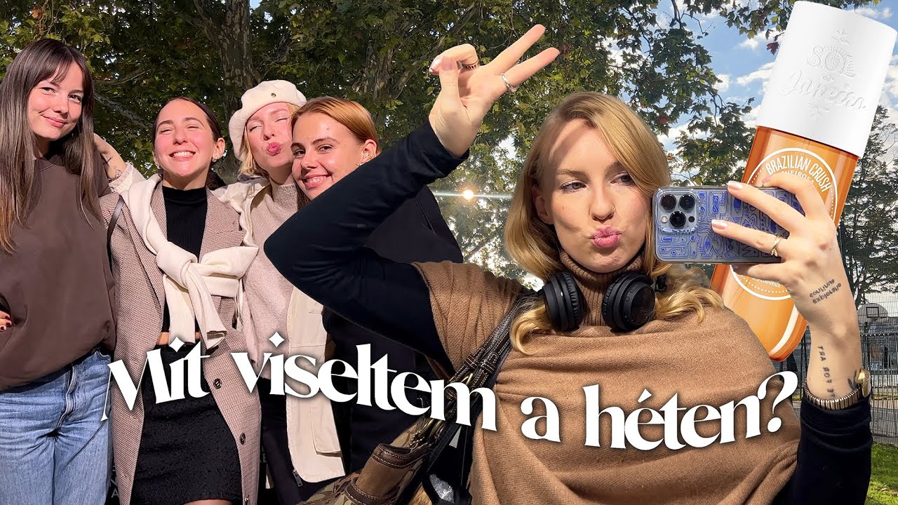 Őszi hétköznapok, a szezonális illatom és névnapi vacsi🍂 | MIT VISELTEM A HÉTEN?