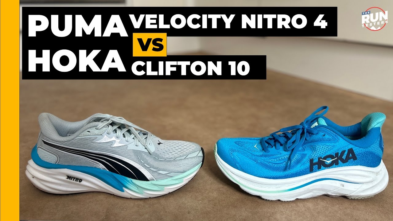 Hoka Clifton 10 vs Puma Velocity Nitro 4: Puma and Hoka daily trainers compared