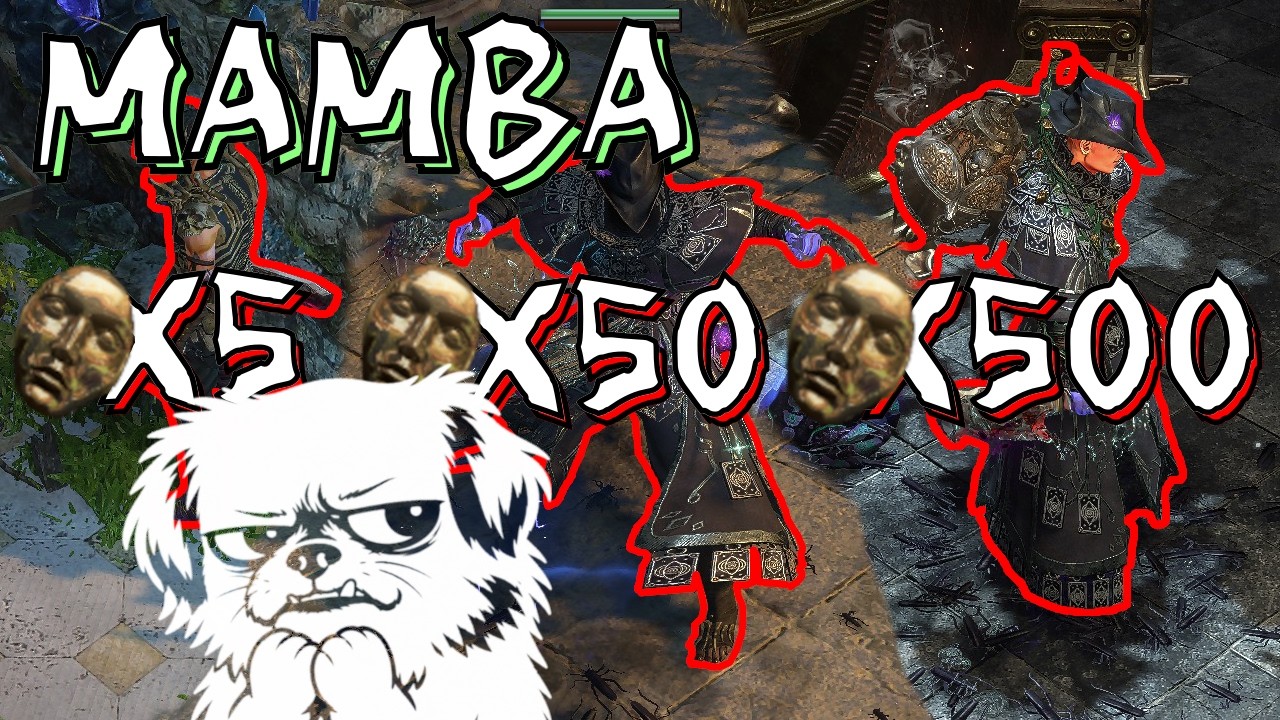 Viper Strike of the Mamba - 5, 50, 500 Divines | PoE Allflame 3.29