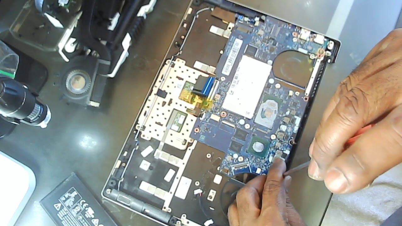 HP Lenovo Ideapad 720S Keyboard replacement Using Heat Gun