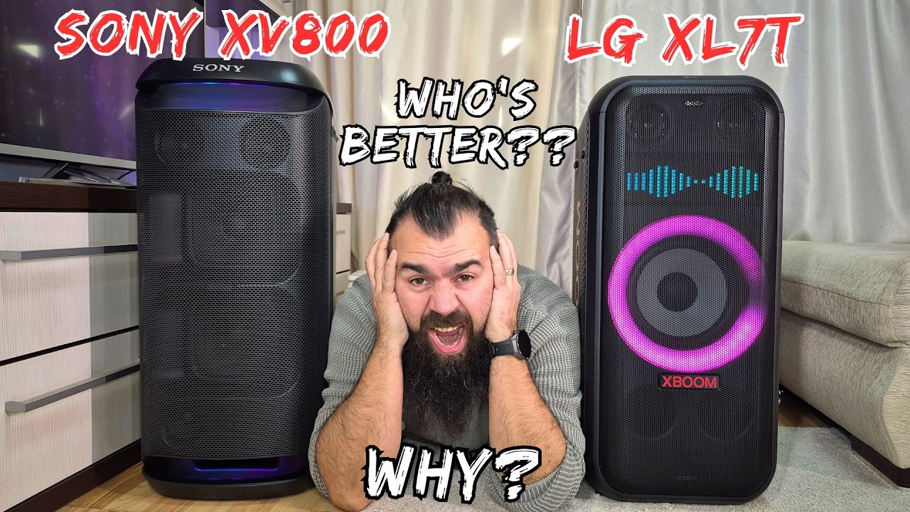 LG Xboom XL7T vs SONY XV800 Who's Better?