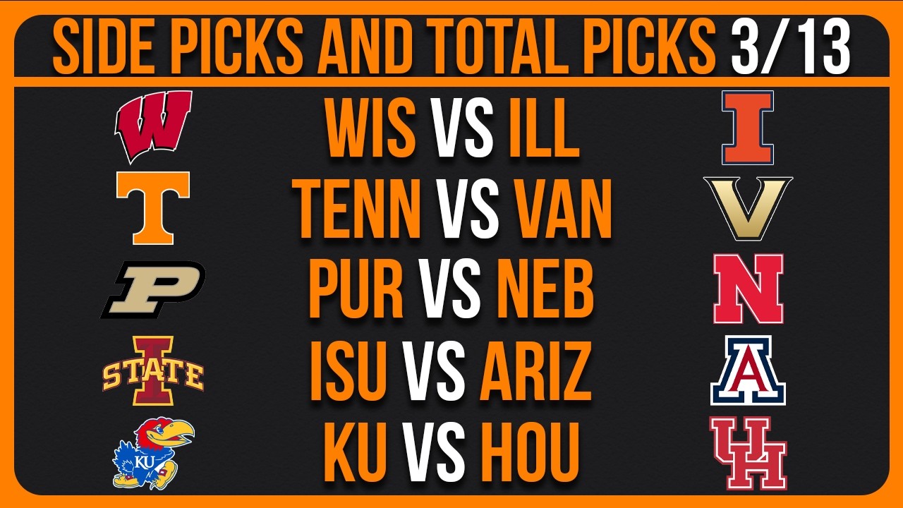 College Basketball Picks & Predictions Today Friday 3/13/26 | NCAAB Picks Today