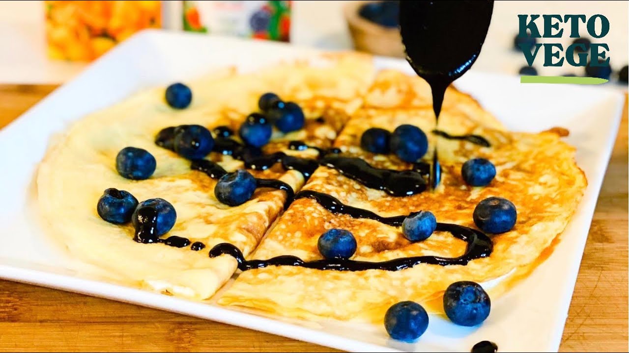 KETO WEGE   - Keto naleśniki na słodko