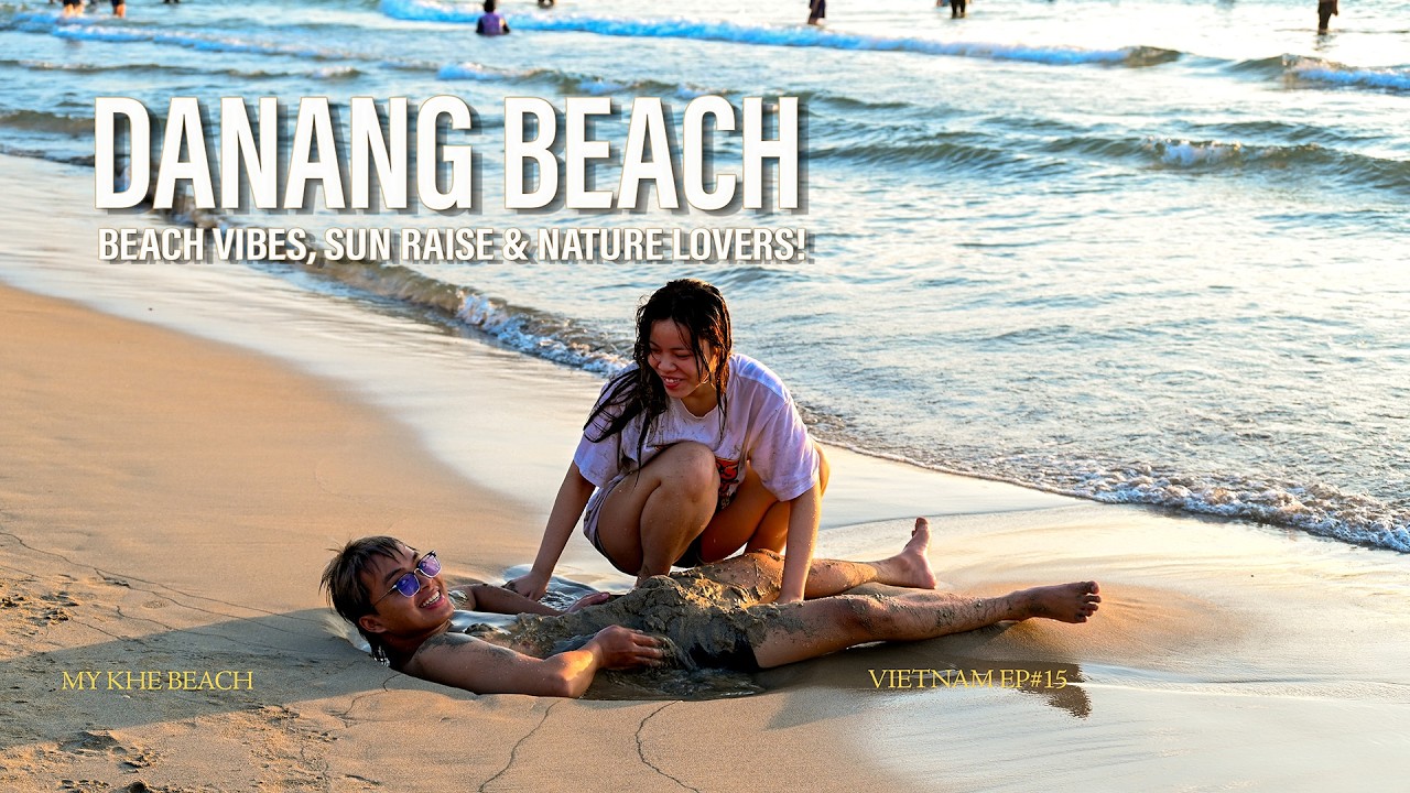 🏖️ Da Nang Beach, Vietnam | Beach activities, local life & ocean scenery | My Khe Beach | Vietnam