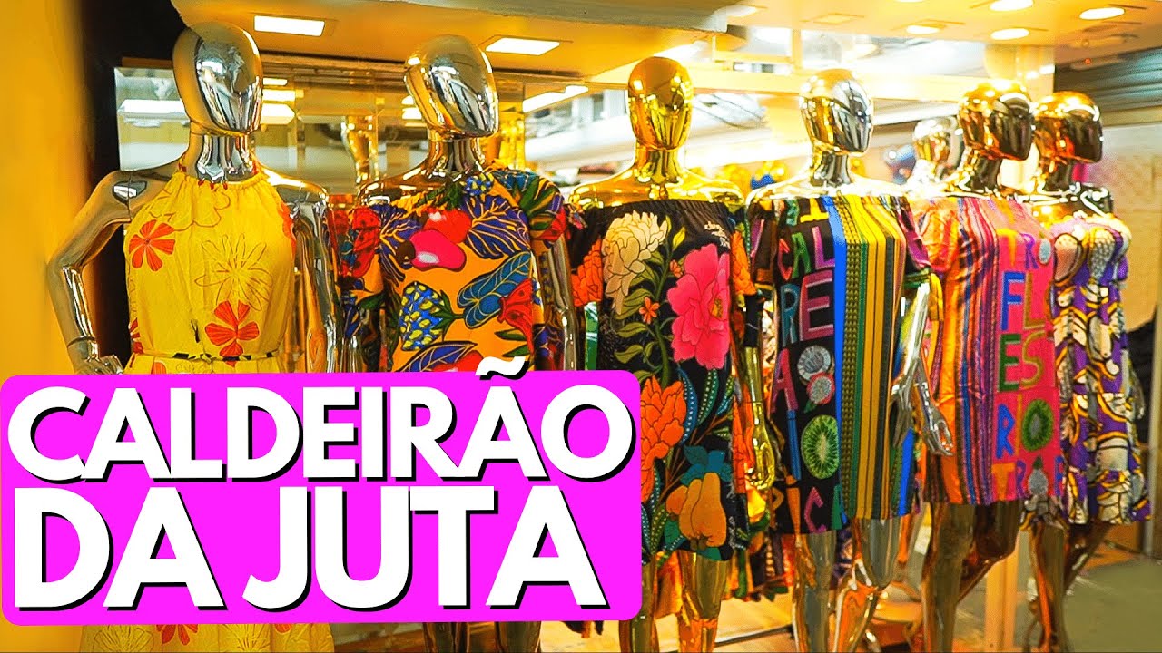 🟠COMO É O CALDEIRÃO DA JUTA? Como comprar roupas na Feira do Brás em São Paulo para lucrar