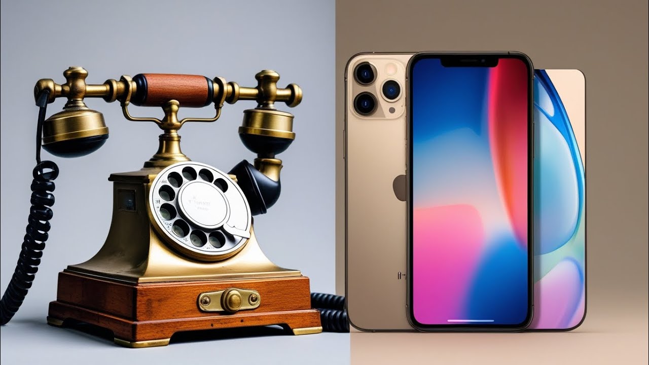 Phones Evolution (1876–2025) | From Nokia to iPhone 17 Pro Max – The History of Mobile Phones in 4K
