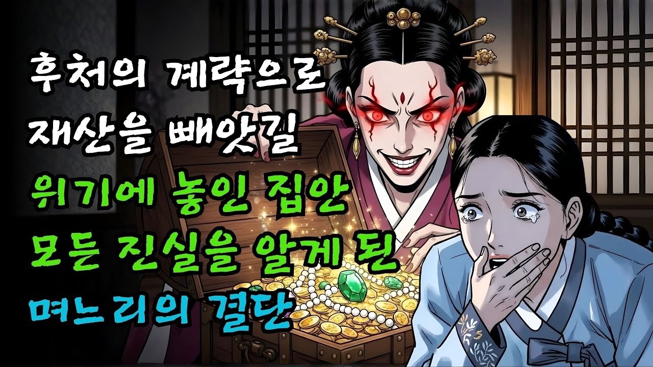 후처 계략에 재산을 빼앗길 판… 진실을 알아버린 며느리I 조선민담 I 야담 I 야사 I 설화 I 선비이야기 I 옛날이야기