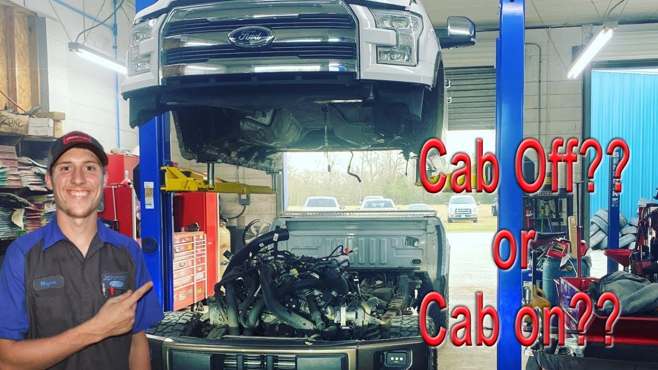 Как снять кабину F150