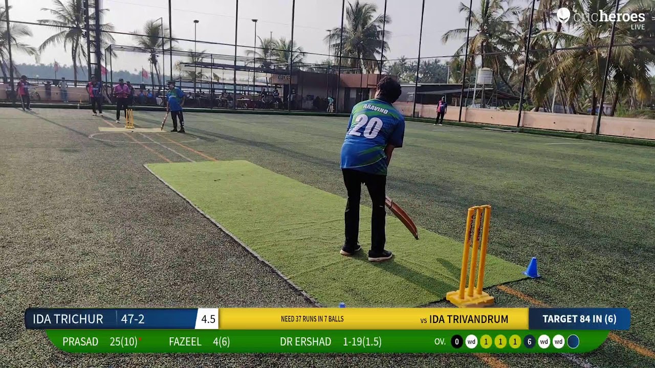 IDA TRIVANDRUM vs IDA TRICHUR Live Cricket Match | IDA KERALA STATE  MASTERS CRICKET TOURNAMENT 202
