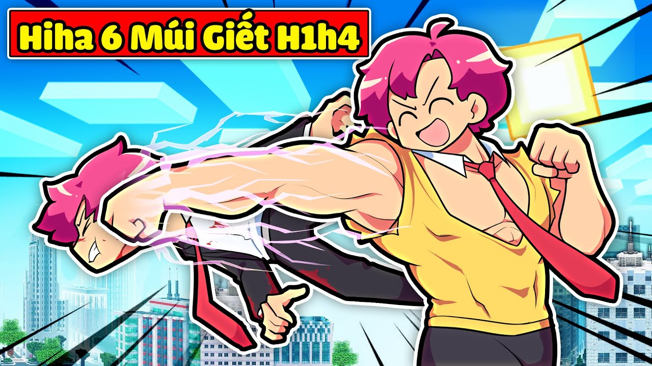 SINH TỐ TEAM BẤT NGỜ KHI HIHA 6 MÚI GIẾT H1H4 TRONG MINECRAFT*HIHA 6 MÚI GIẾT H1H4 😎💪