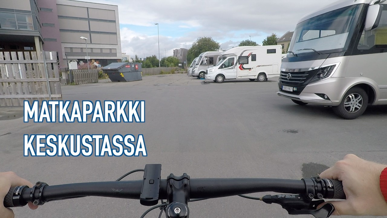Matkailuautolla Trondheimiin — matkaparkki keskustassa - osa 3