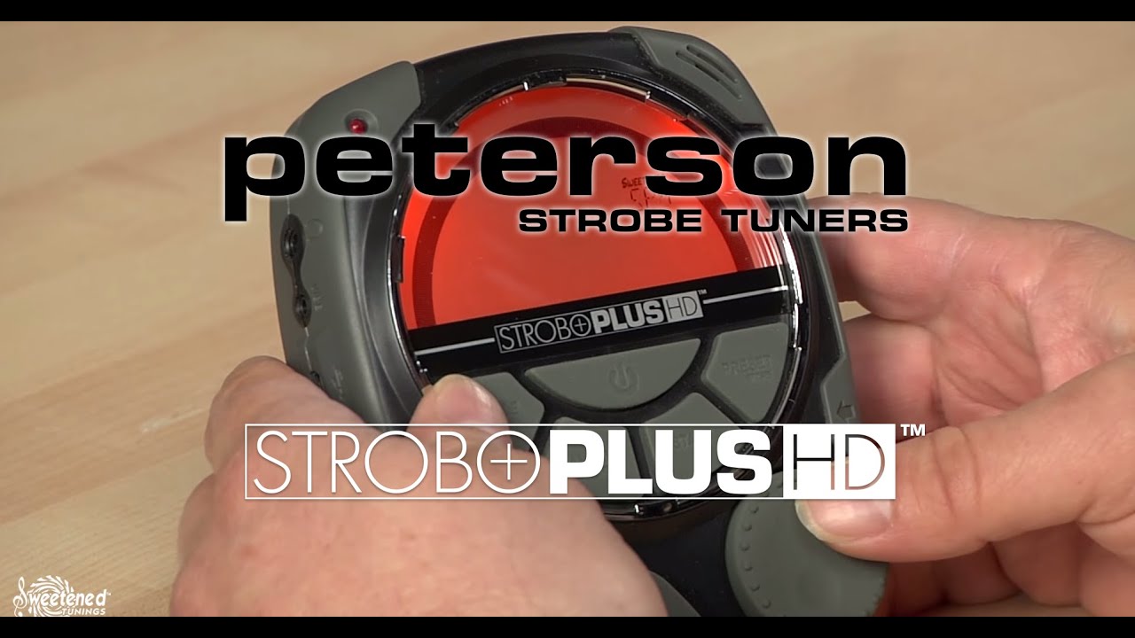 Peterson Strobe Tuners: пошаговое руководство по StroboPlus HD (официальное)