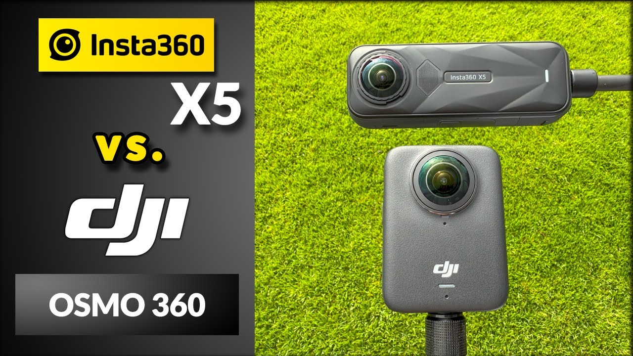 Vergleich DJI Osmo 360 vs Insta360 X5 - 8K 360 Grad Kameras im Test