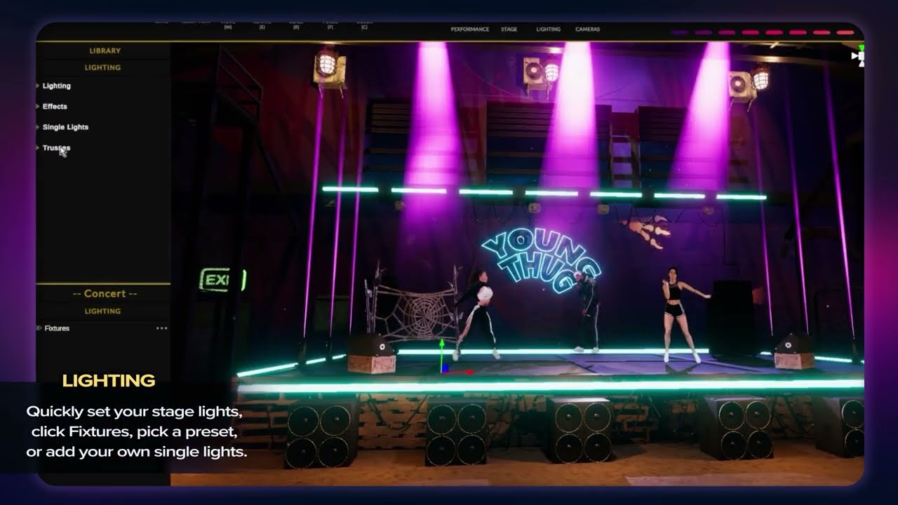 ArkRunr Virtual 3D Stage for Online Performance