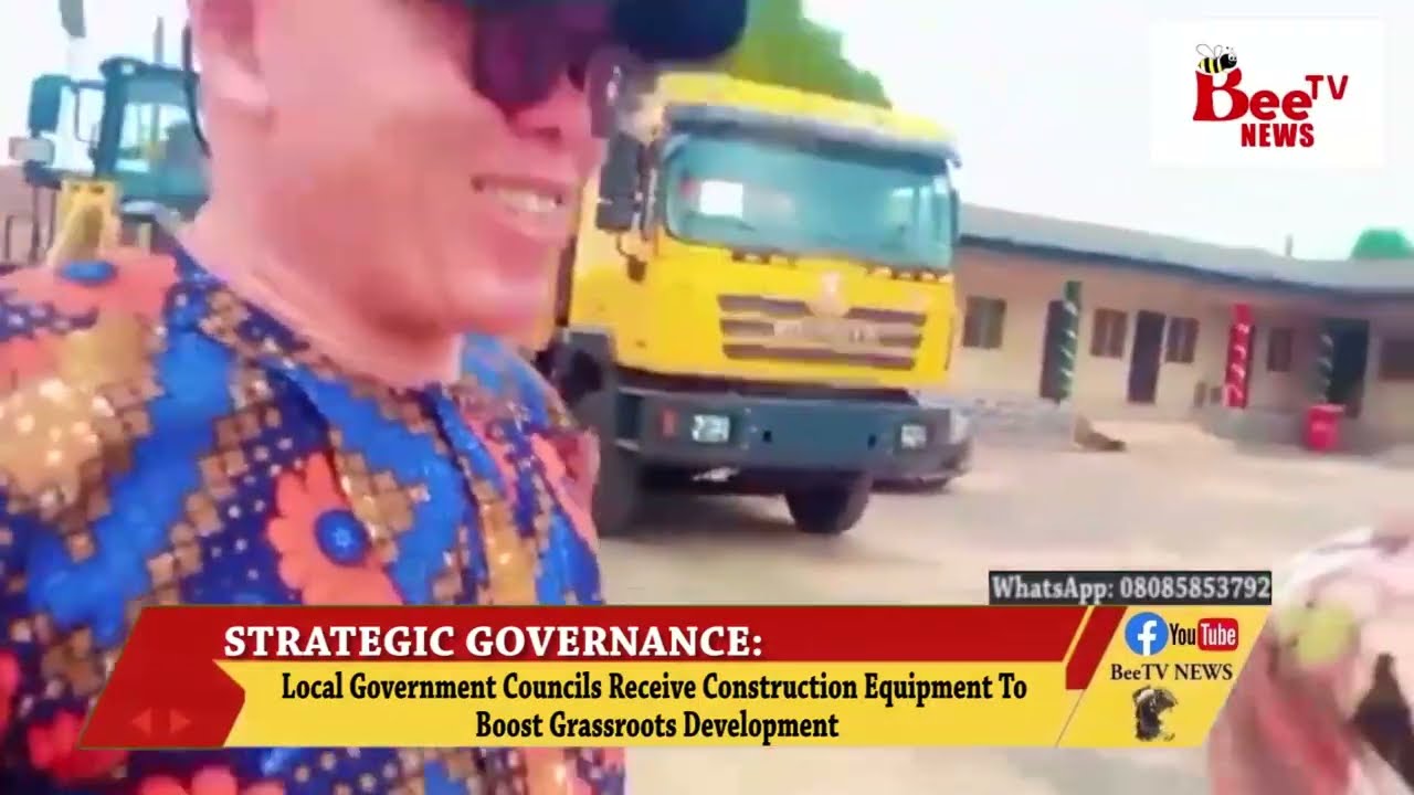 Local Government Councils Receive Construction Equipment To Boost Grassroots Development.