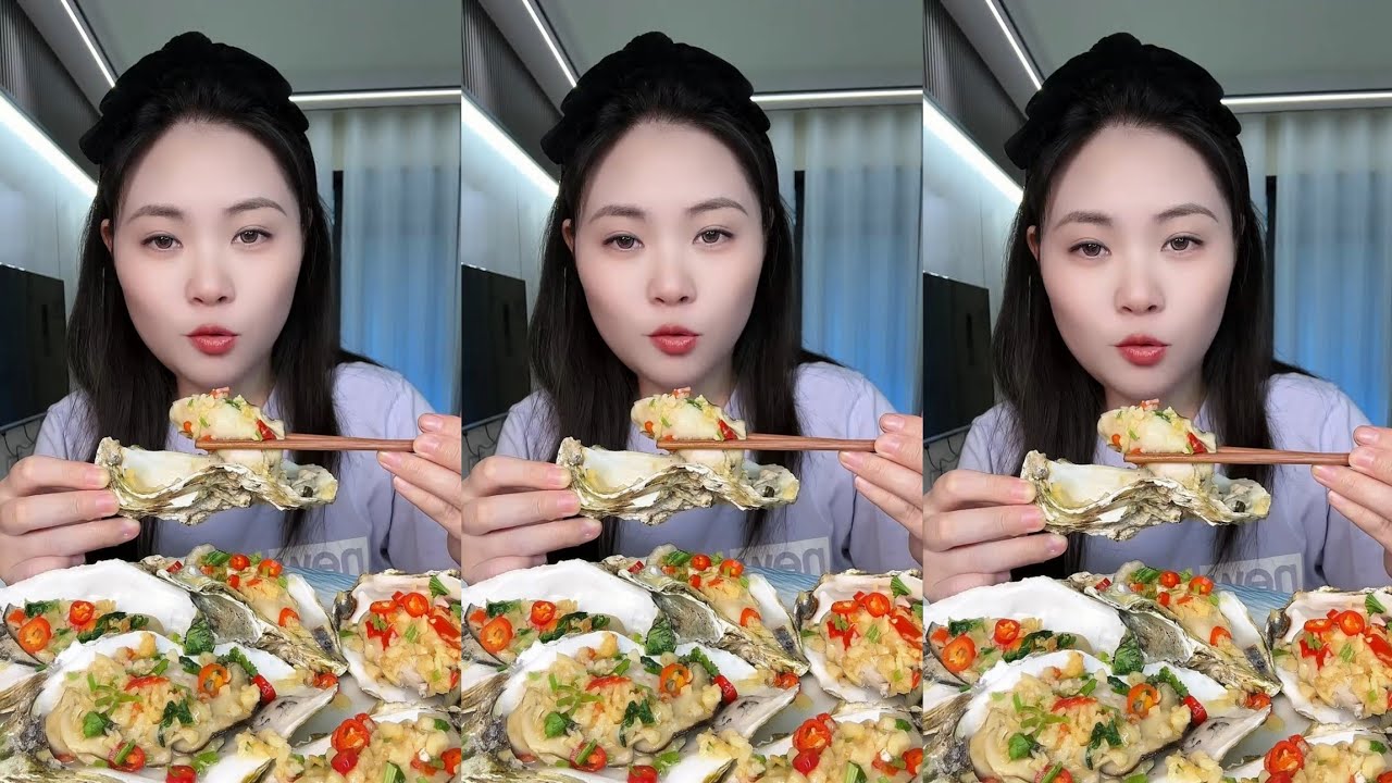 Eating oysters 🦪🦪Seafood 🦞🦞 spicy shrimp 🍤🍤#mukbang #oysters #delicious #seafood