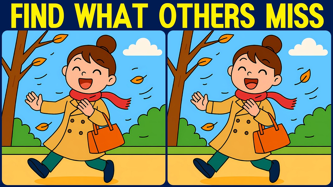 [Spot the Difference Brain Training] Find them all and prove your smartness.