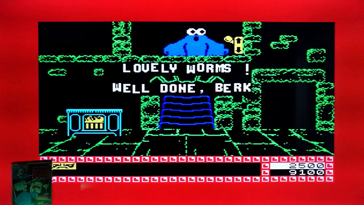 The trapdoor on The zx spectrum, Unemulated gameplay video and review.