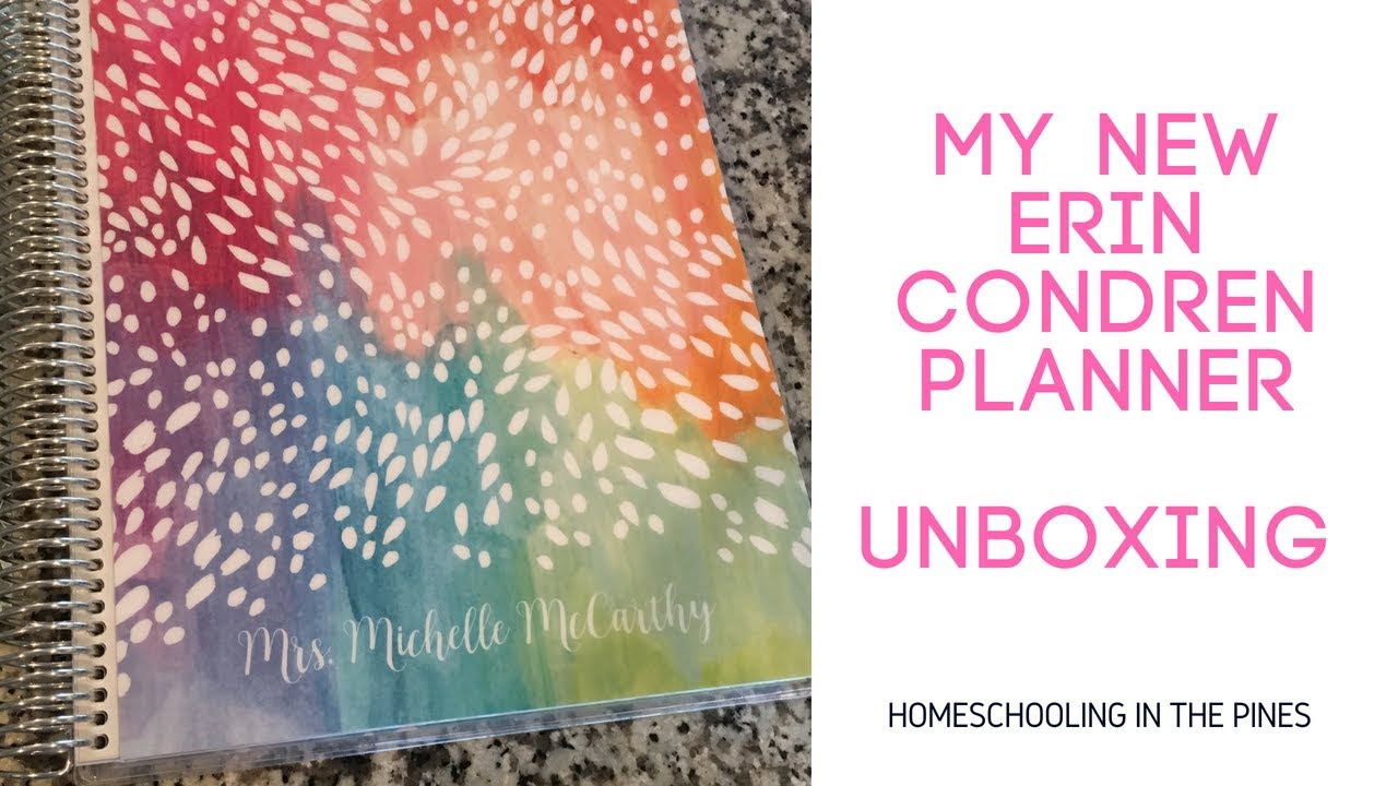 Erin Condren Teacher Planner\\ Unboxing