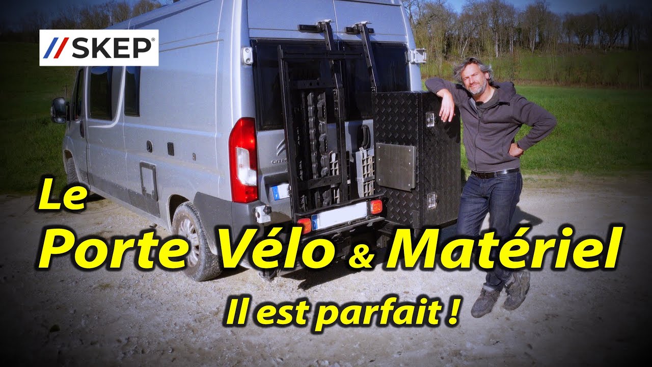 PORTE VÉLO & MATÉRIEL PARFAIT ❗️Van & fourgon Aménagé @Skep.adventure  #fourgonaménagé #vanlife