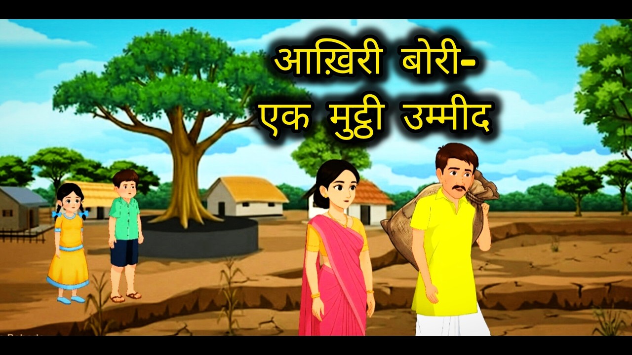 आख़िरी बोरी - एक मुट्ठी उम्मीद I Moral Story I Bedtime Stories I Hindi story I Animation