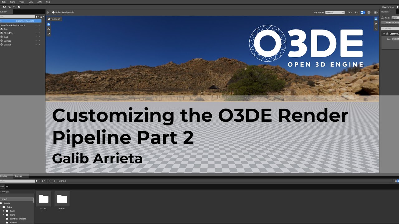 Customizing the O3DE Render Pipeline Part 2