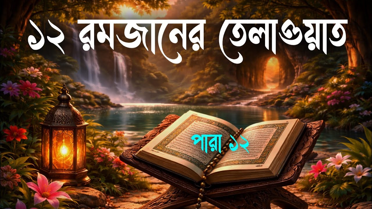 ১২ রমজানের ১২ নম্বর পারার সম্পূর্ণ তেলাওয়াত | Quran Tilawat | কুরআন তেলাওয়াত | Alaa Aqel