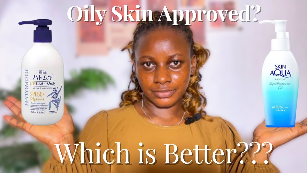 Skin Aqua Sunscreen VS Hatumogi Sunscreen || Detailed comparison and review